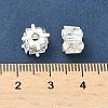 Brass Pave Cubic Zirconia Beads KK-H532-21C-S-2