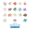 360g 18 Colors Freshwater Shell & Gemstone Chip Bead Sets G-CW0001-01-17