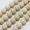 Natural Fossil Beads Strands X-G-D694-6mm-2