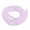 Electroplate Glass Beads Strands EGLA-A034-T10mm-A22-2