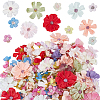 150Pcs 2 Styles Cloth Flower Ornaments DIY-SP0005-85-1