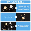 DIY Blank Dome Cuff Ring Making Kit DIY-UN0005-18-5