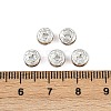 Brass Grade A Rhinestone Spacer Beads RB-A014-Z6mm-17S-2