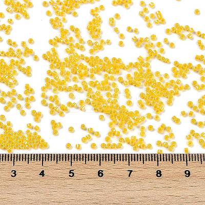 Opaque Colours Luster Glass Seed Beads SEED-H003-12H-1