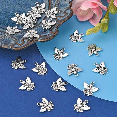 Tibetan Style Alloy Pendants TIBEP-4643-AS-LF-1