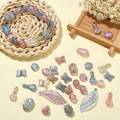 100g Plating Acrylic Beads KY-CJ0001-61-1