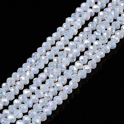 Electroplate Glass Beads Strands EGLA-A044-J2mm-B06-1