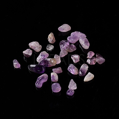 Natural Amethyst Chip Beads X-G-M364-12B-1