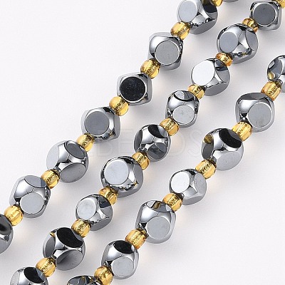 Terahertz Stone Beads Strands G-A030-B18-6mm-B-1