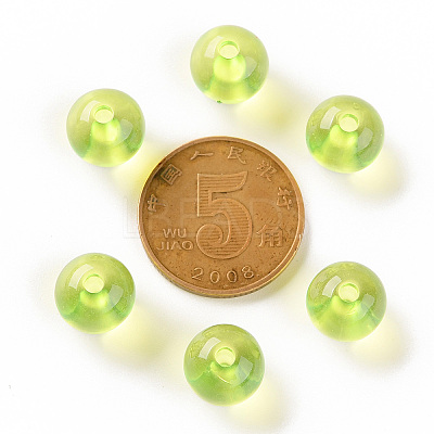 Transparent Acrylic Beads X-MACR-S370-A10mm-729-1