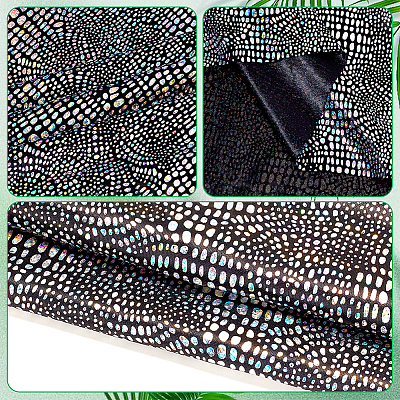 Polyester Bronzing Fabric DIY-WH0308-542-1