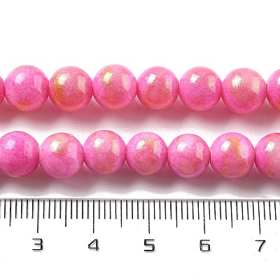 Natural Mashan Jade Beads Strands G-A255-A01-01N-1
