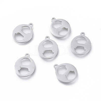 Tarnish Resistant 304 Stainless Steel Charms STAS-K215-08P-1