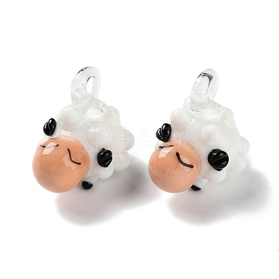 Handmade Lampwork Pendants LAMP-L078-004B-1