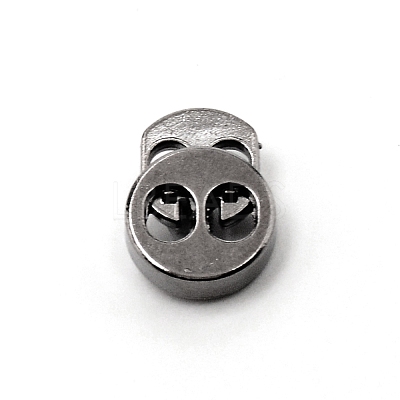 Alloy Spring Cord Locks FIND-WH0100-60B-1