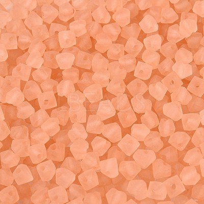 FGB Frosted Transparent Glass Seed Beads SEED-N013-03A-04-1