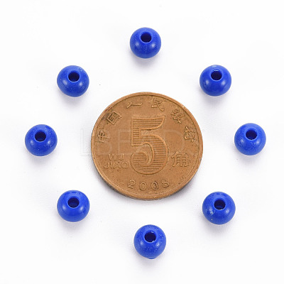 Opaque Acrylic Beads MACR-S370-C6mm-10-1