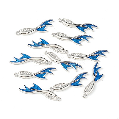 Alloy Rhinestone Pendants PALLOY-M206-24P-1