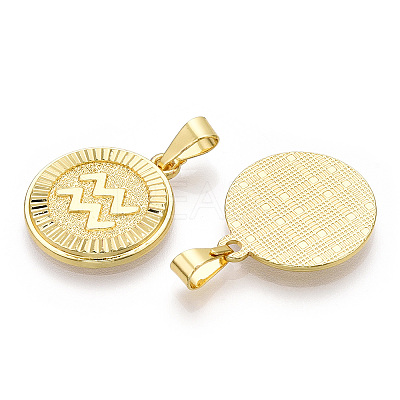 Brass Pendants KK-T070-01G-01-1