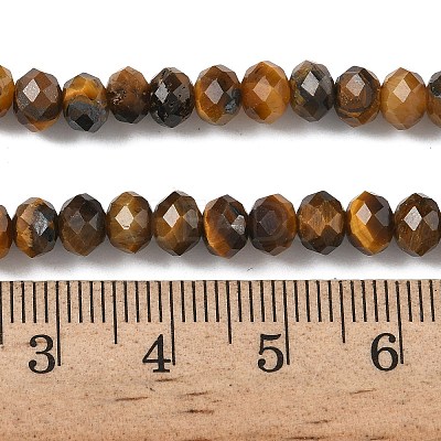 Natural Tiger Eye Bead Strands G-D344-A20-03-1