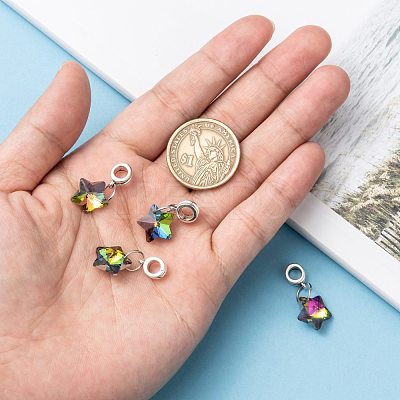 Tibetan Style Alloy Large Hole European Dangle Charms PALLOY-JF00040-1