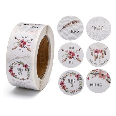 1 Inch Thank You Stickers DIY-G013-A08-1