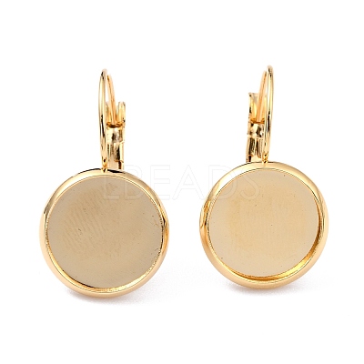 304 Stainless Steel Leverback Earring Settings STAS-F191-03G-16mm-1
