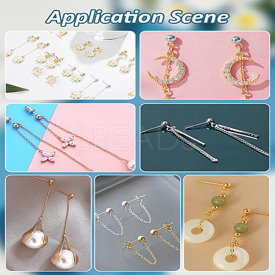 20Pcs Iron Ball Stud Earring Findings STAS-LP0001-67-1