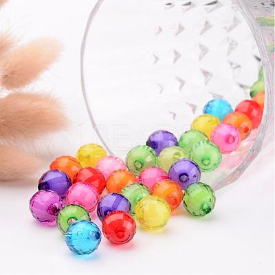 Transparent Acrylic Beads TACR-S086-12mm-M-1