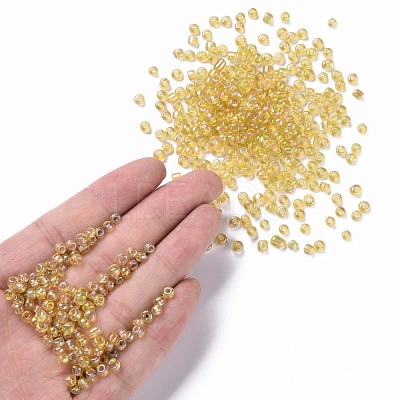 Round Glass Seed Beads SEED-A007-4mm-162-1