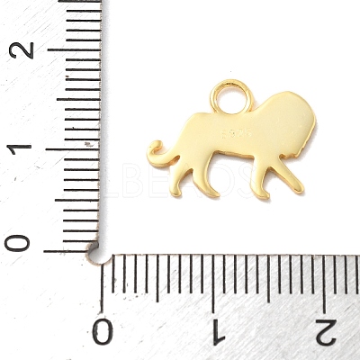Animal 925 Sterling Silver Pendants STER-Z012-03G-07-1