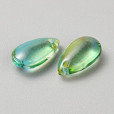 Glass Charms GLAA-WH0039-42B-1