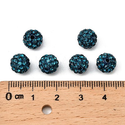 Pave Disco Ball Beads RB-H258-8MM-229-1