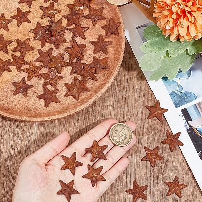 60Pcs Iron Pendants IFIN-GF0001-42C-1