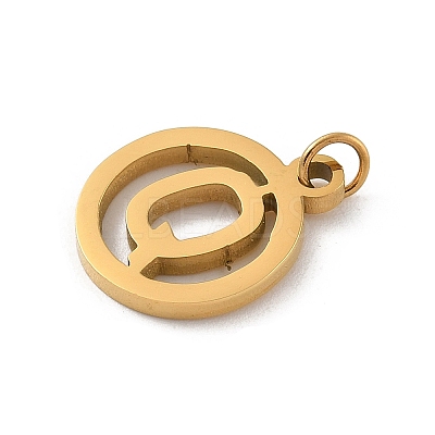 304 Stainless Steel Charms
with Jump Ring STAS-R001-02G-Q-1