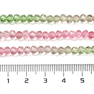 Transparent Painted Glass Beads Strands LS-DGLA-A034-T3mm-A18-1