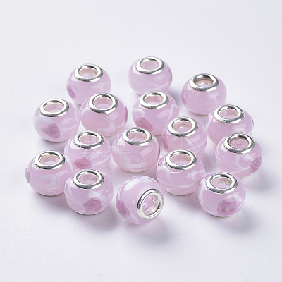 Handmade Lampwork European Beads LAMP-S193-009I-1