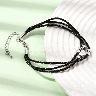 Polyester Multi-Strand Bracelets FB-CBA983F-02P-05-1