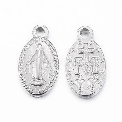 Non-Tarnish 304 Stainless Steel Pendants STAS-H400-35P-1