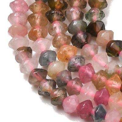 Natural Multicolor Tourmaline Beads Strands G-D110-C02-03-1