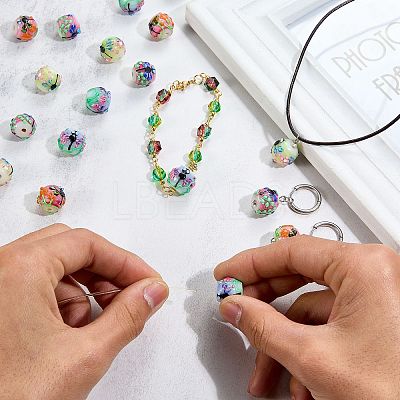 5Pcs Handmade Lampwork Beads LAMP-SZ0001-50A-1