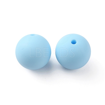 Food Grade Eco-Friendly Silicone Focal Beads SIL-WH0013-01B-1