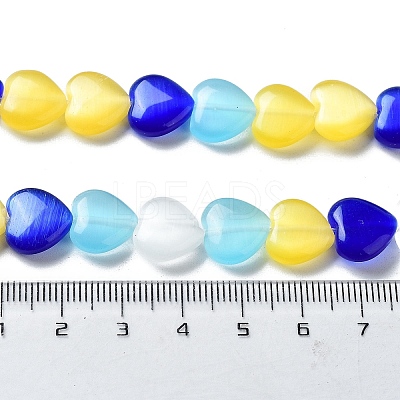 Cat Eye Glass Bead Strands CE-R010-11-1