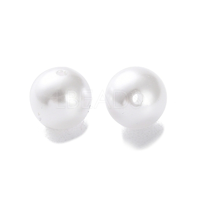 Plastic Imitation Pearl Beads FIND-M059-01C-09-1