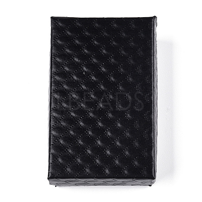 Rhombus Textured Cardboard Jewelry Boxes CBOX-T006-02A-1