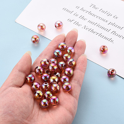 Transparent Acrylic Beads MACR-S370-B12mm-765-1