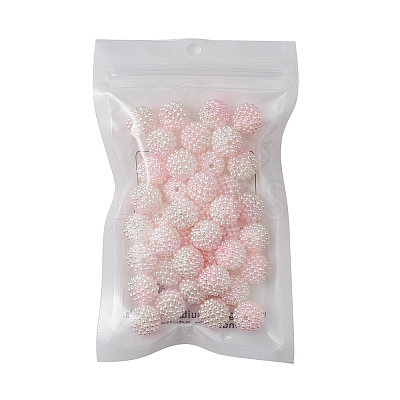 Imitation Pearl Acrylic Beads OACR-FS0001-42D-1