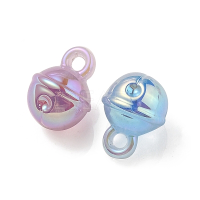 UV Plating Rainbow Iridescent Acrylic Pendants OACR-P010-19-1