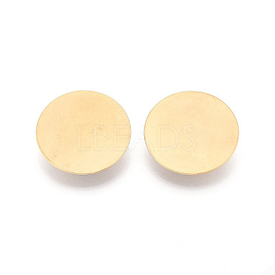 PVD Vacuum Plating 304 Stainless Steel Brooch Cabochon Settings STAS-E547-08L-G-1