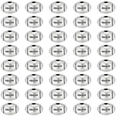 50Pcs Tibetan Style Alloy Beads FIND-PA0001-43B-1